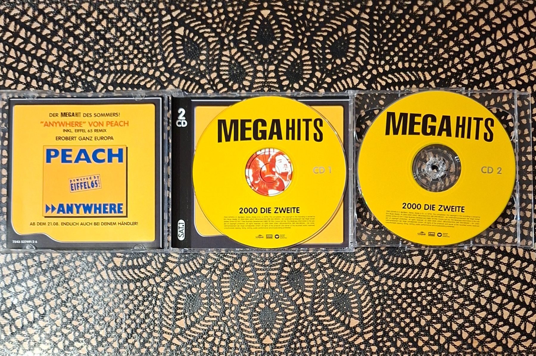 CD: Mega Hits 2000 Die Zweite, Pop Hit Compilation Sampler 2000 – Usato da Schönenberg TG venduto da breiti12 2