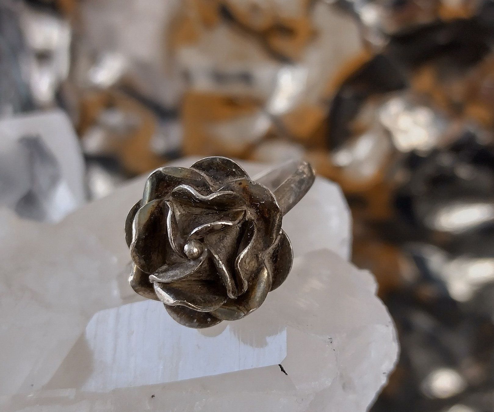 Ringe: ROSE RING IN 925 SILBER – Gebraucht aus Romanshorn von BoutiqueA 1