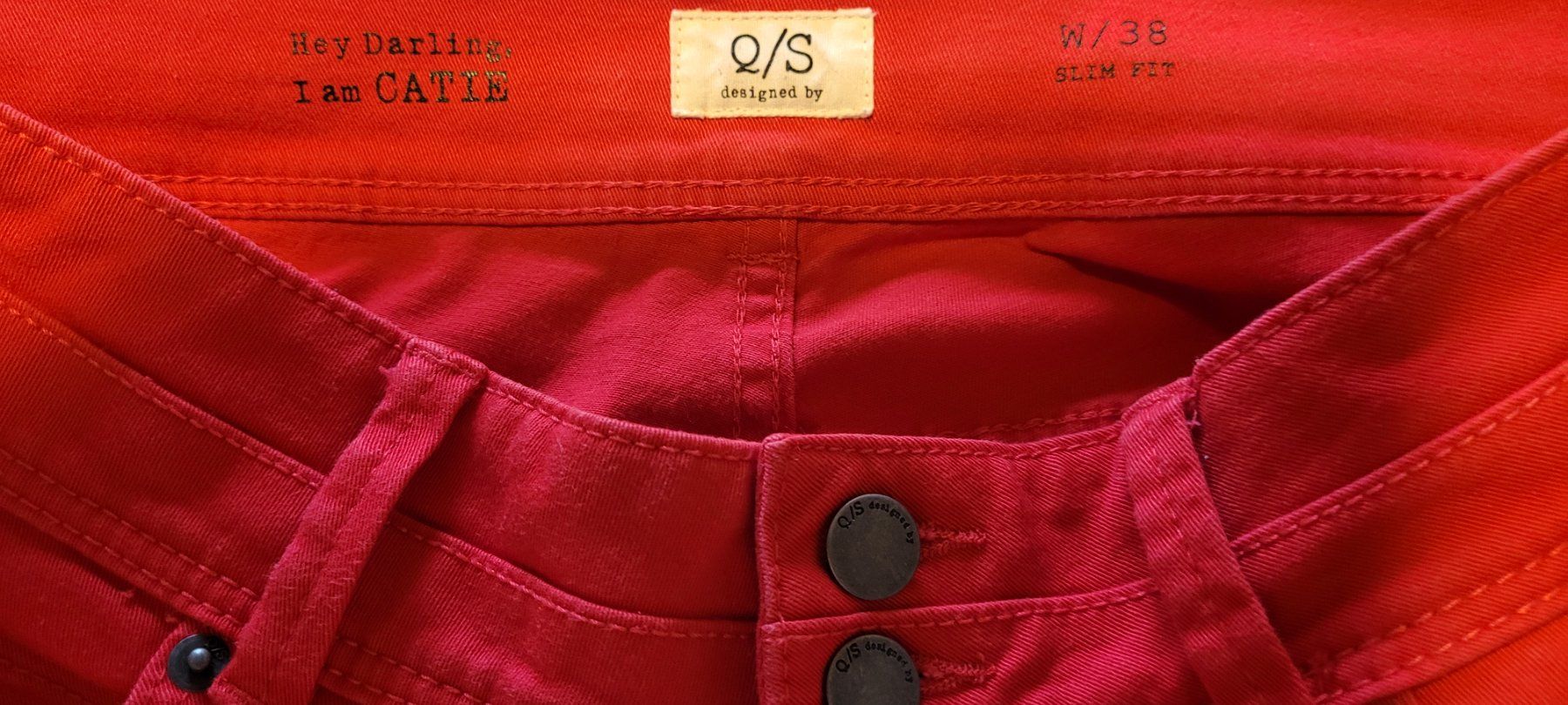 S.Oliver Jeans: Capri-Jeans von QS, 38 – Usato da Thayngen venduto da MissMoneypenny 1