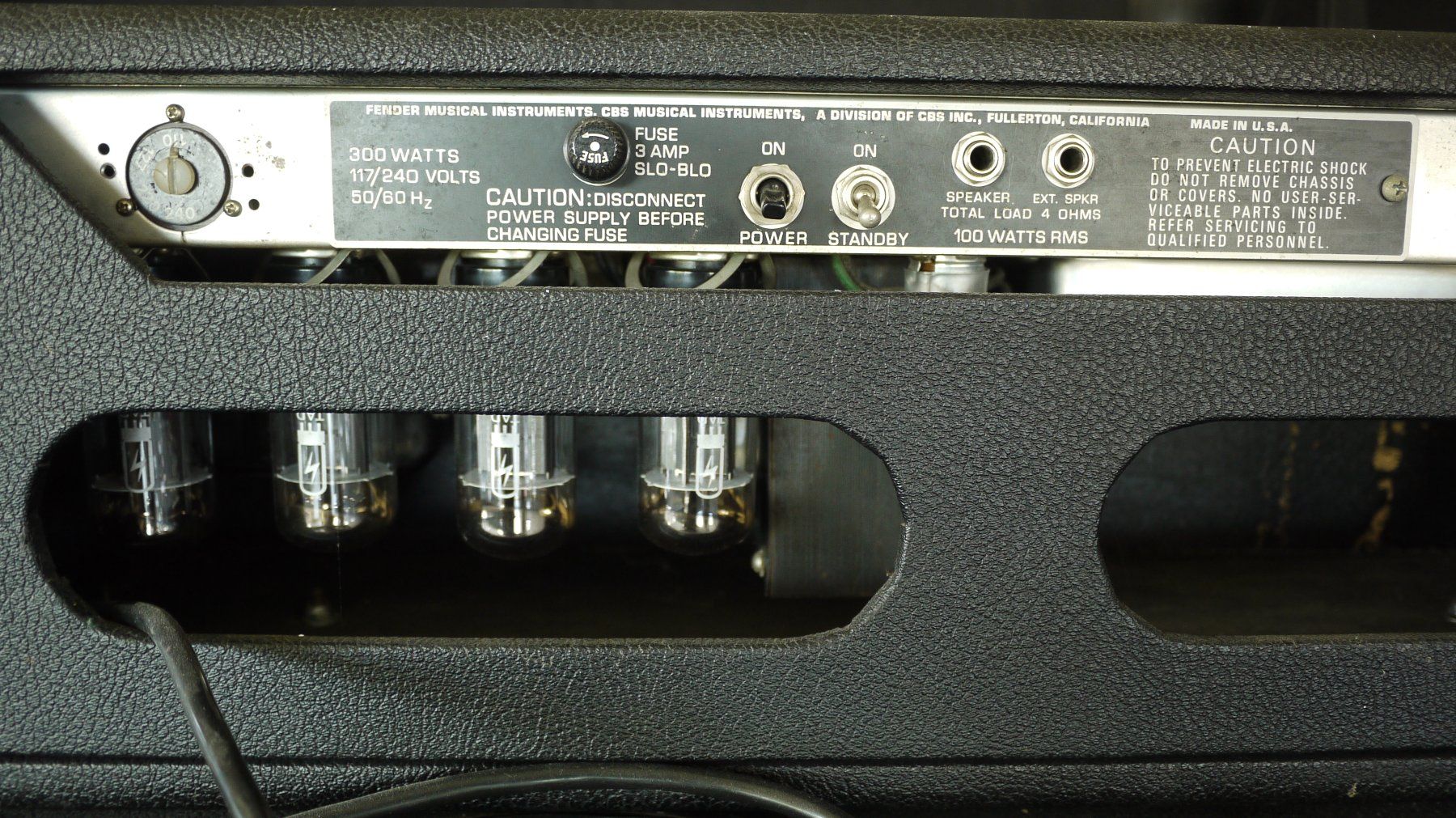 Fender Amplificatori: FENDER Bassmann 100 Stack mit 4x12er Cab 1974 – Usato da Kaiserstuhl AG venduto da GTM-Kaiserstuhl 5
