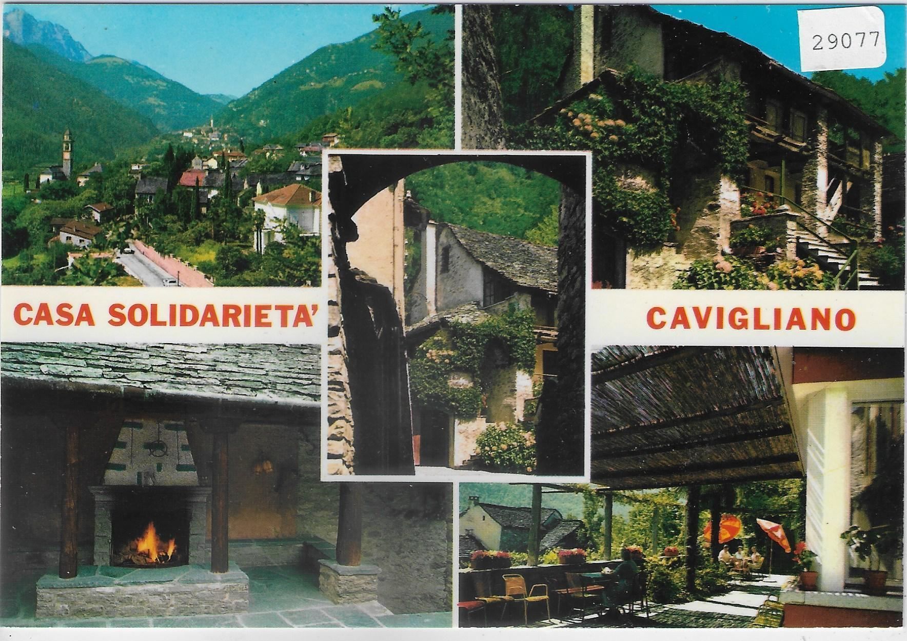 Ansichtskarten: Casa Solidarieta - Cavigliano TI – Gebraucht aus Ettingen von Kartenplanet