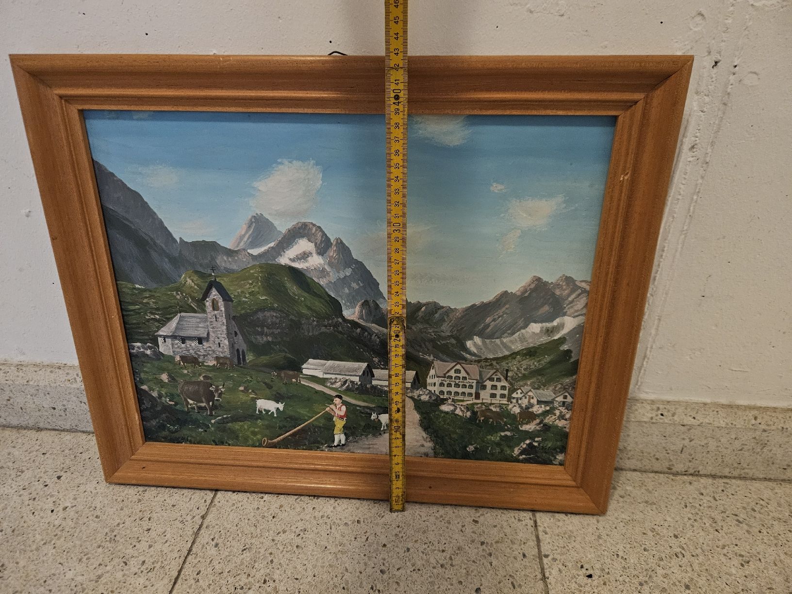 Dipinti: gemälde appenzell vetsch 1961 – Usato da Schwellbrunn venduto da Rosaroterpanter 7