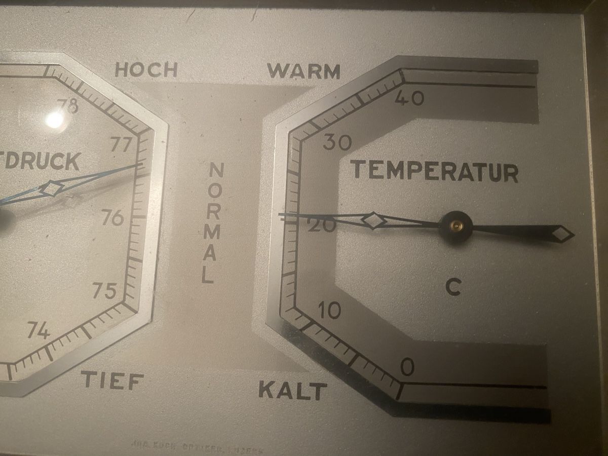 Altro per la casa: Antike Thermometer/Barometer 1930-40 Rarität – Usato da Baden venduto da swiss-alps 2