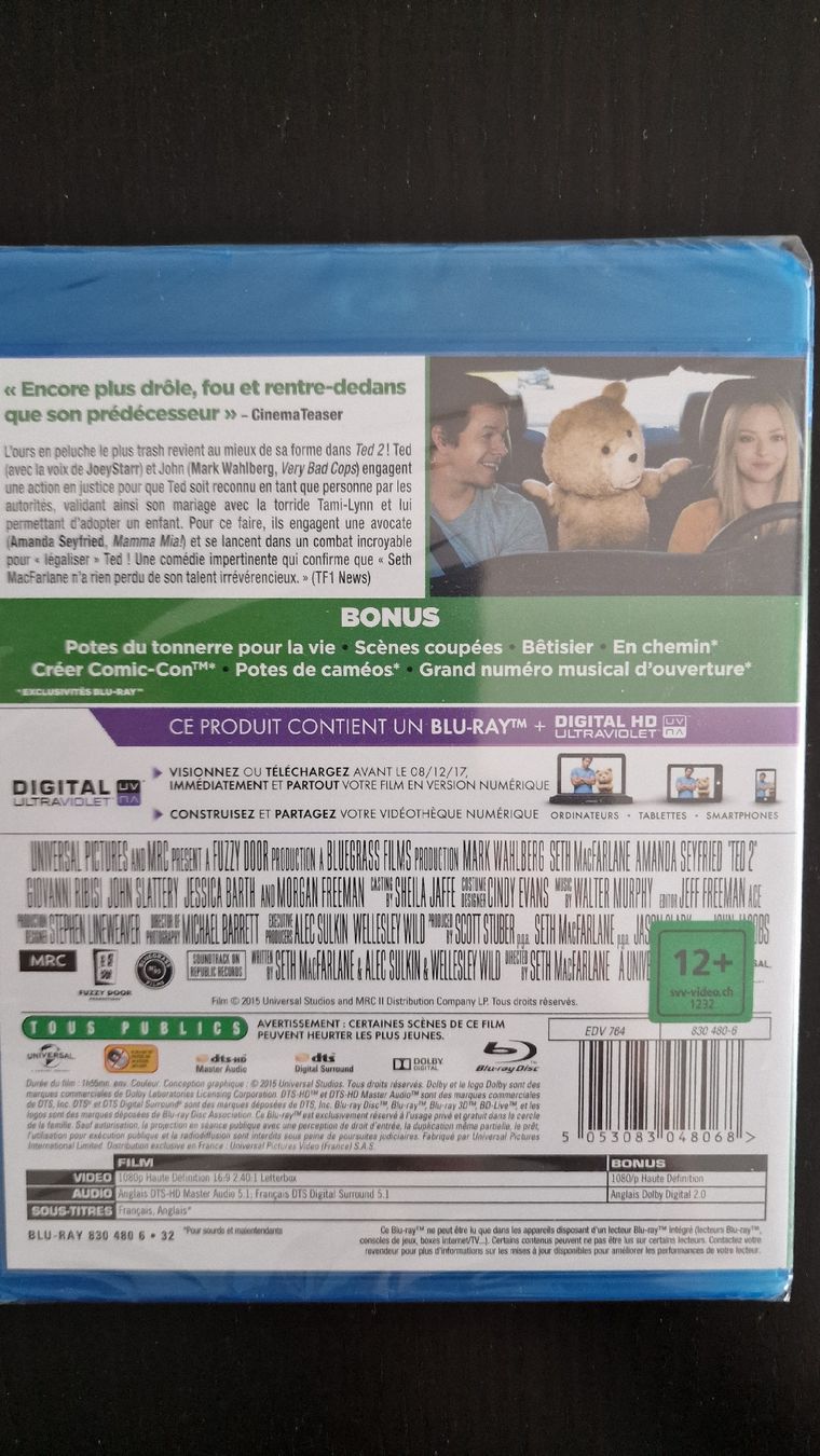 Alle DVDs: Ted 2 – Neu und originalverpackt aus Bussigny von Clapman 1