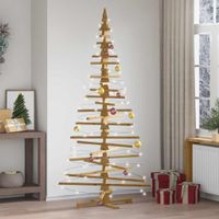vidaXL Holz Weihnachtsbaum KOTKA Massives Kiefernholz
