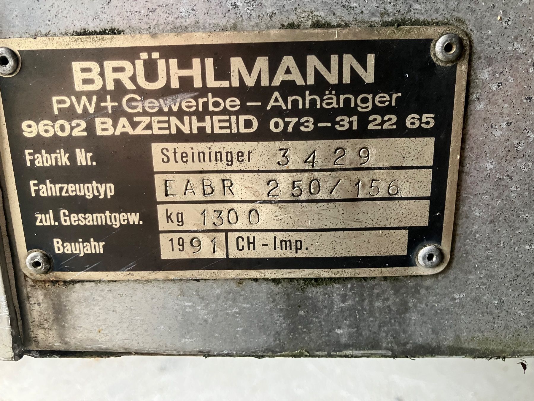 Anhänger: Anhänger geschlossen – Gebraucht aus Niederurnen von xav_6y8k 1