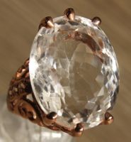 NEU: Bergkristall  Ring  Schmuck Grösse 56