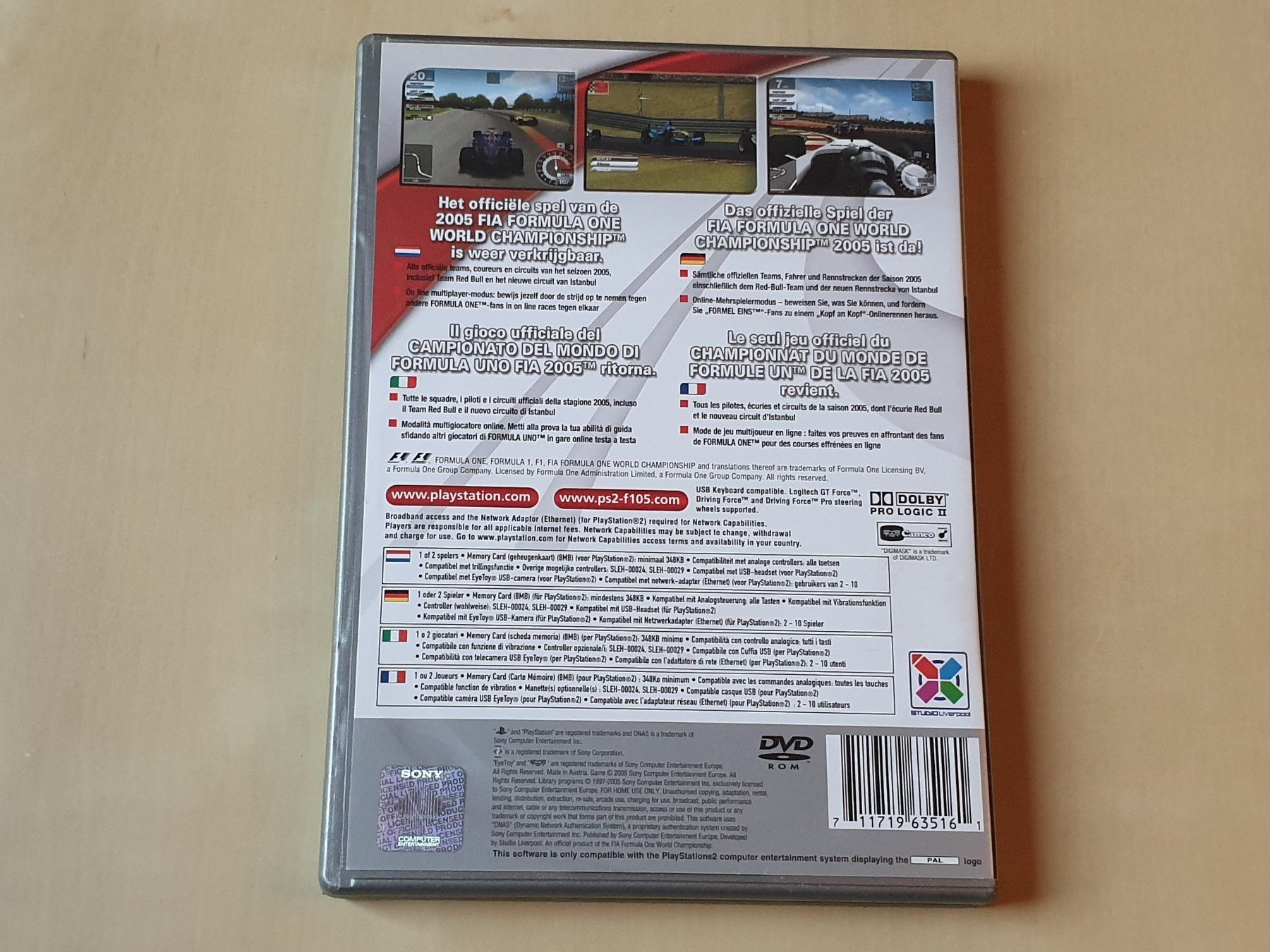 Sony Jeux: Formula One 05 F1 05 – D'occasion à Stansstad par collectorsshop 1
