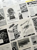 Flugzeuge Aviation - 20 Alte Werbungen / Réclames 1947/52