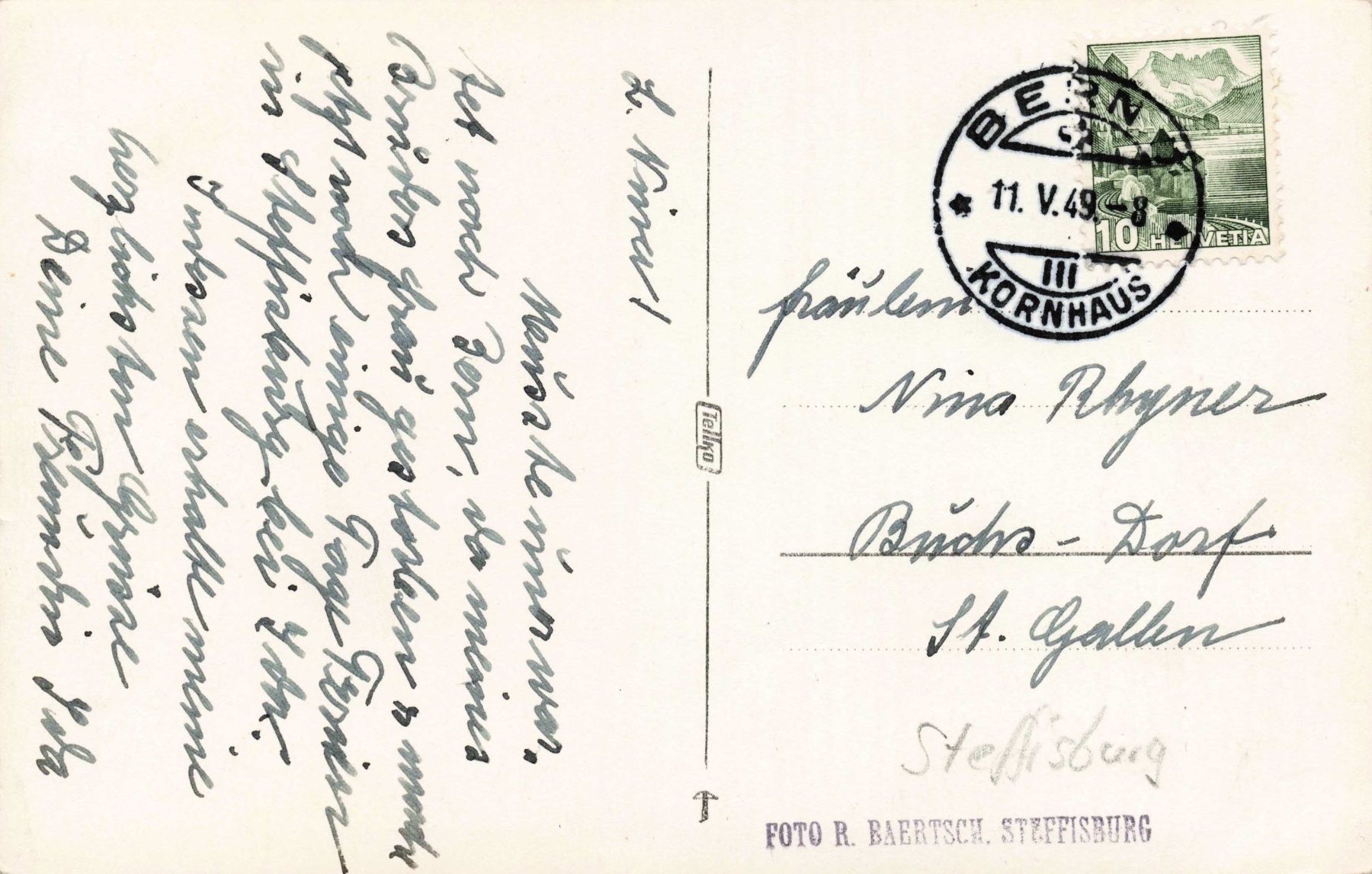 Cartoline postali: Foto R. Baertsch Steffisburg – Usato da Biasca venduto da Blenio71 1