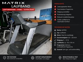 Matrix Laufband mit mehreren Programmen, guter Zustand