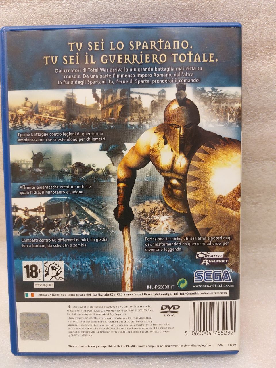 Sony Jeux: Spartan: Total Warrior - Playstation 2 – D'occasion à Pambio Noranco par Pol69 2