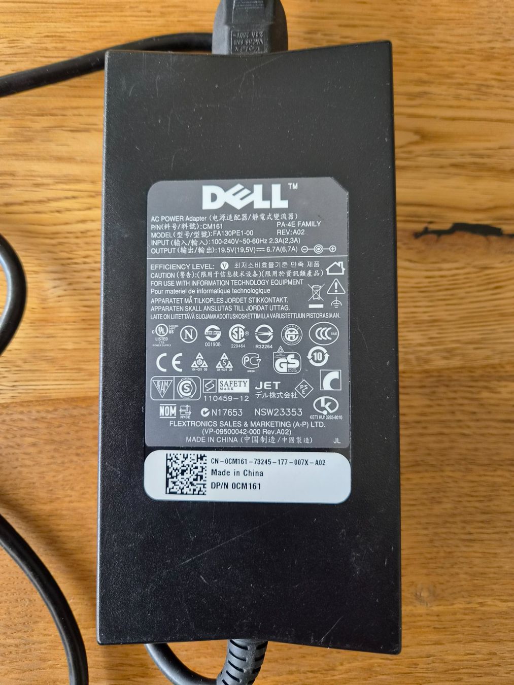 Dell Caricabatterie: DELL Laptop Ladegerät 130W AC-Netzteil – Usato da Wädenswil venduto da ky_109 1