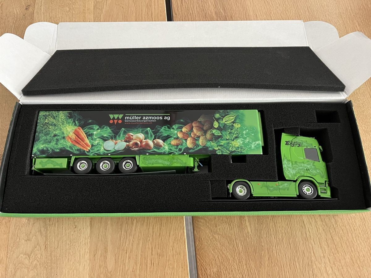 Scania Kit di modellismo & Modellini statici: Tekno Müller Enjoy – Nuovo e nell'imballaggio originale da Sursee venduto da Pfippu82