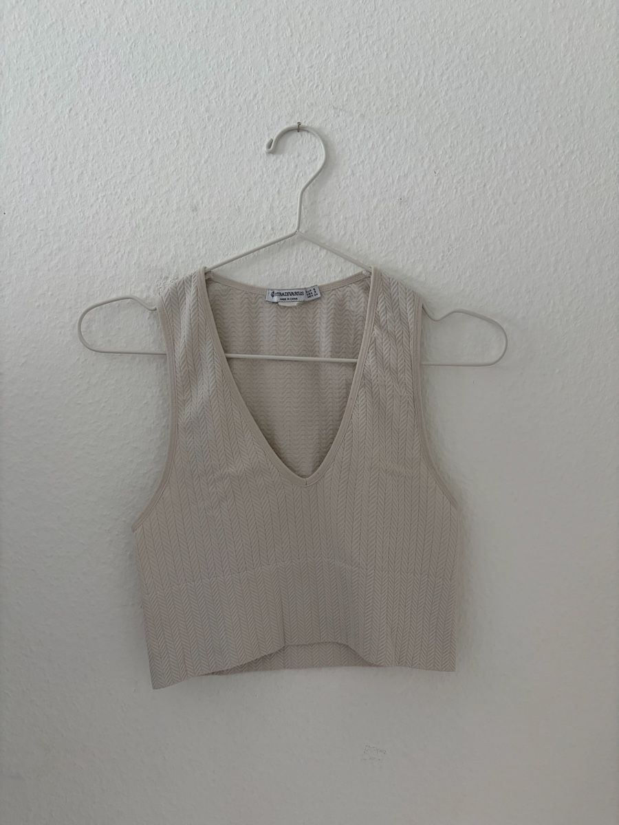 Stradivarius Tops: Weisses Top – D'occasion à Ettingen par ale_q6zz