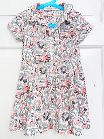 Bela Silver (Monoprix), Kleid. 98/104, Cotton