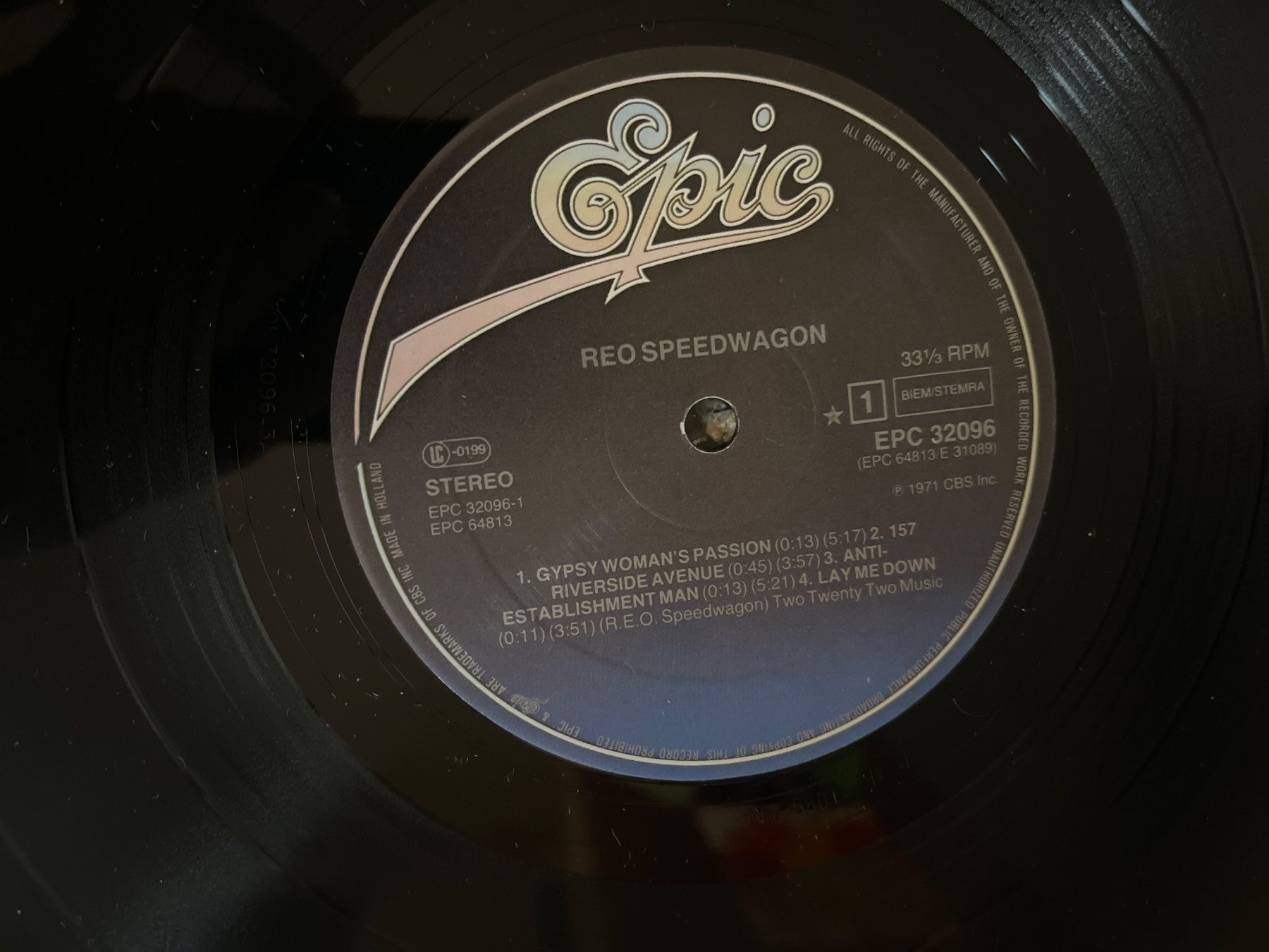 Dischi in vinile: A765/REO Speedwagon – Usato da Frutigen venduto da Philippe_jsp 2