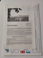 Bastelbogen "Autofähre" aus dem Jahre 1986