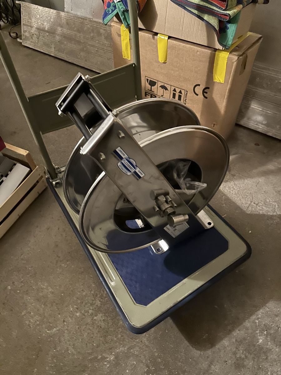 Alle Werkzeuge: Hose Reel Avvolgitubo automatico Flexbimec inox, nuovo! – Neu und originalverpackt aus Thalwil von Roby2591
