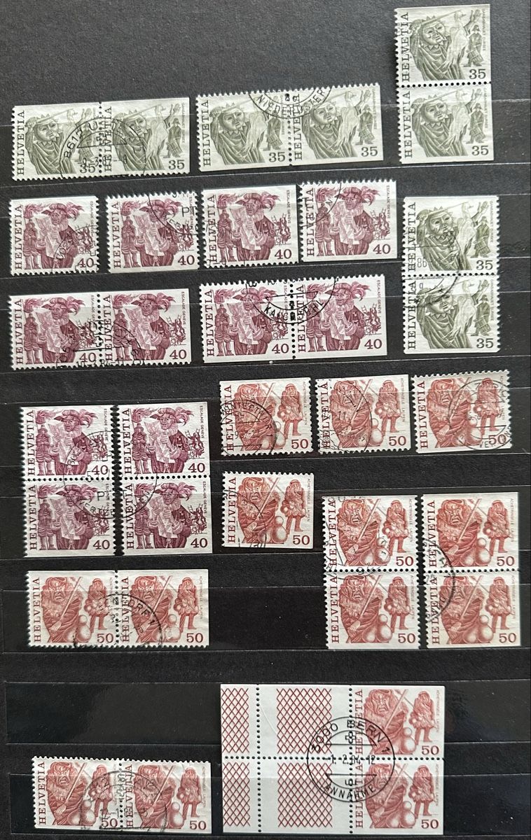 Tous les timbres: Sammlung Volksbräuche  – D'occasion à Duebendorf par 69R81y 2