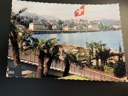 Alte Ansichtskarte Lugano-Paradiso, Jahrgang 1958,Top!
