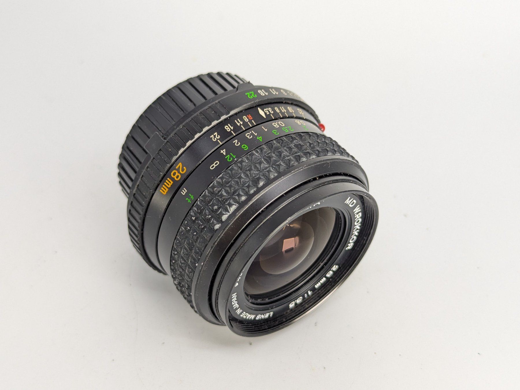 Minolta Obiettivi: Minolta MD Rokkor 28mm 1:3.5 – Usato da Bischofszell venduto da Blende2 1