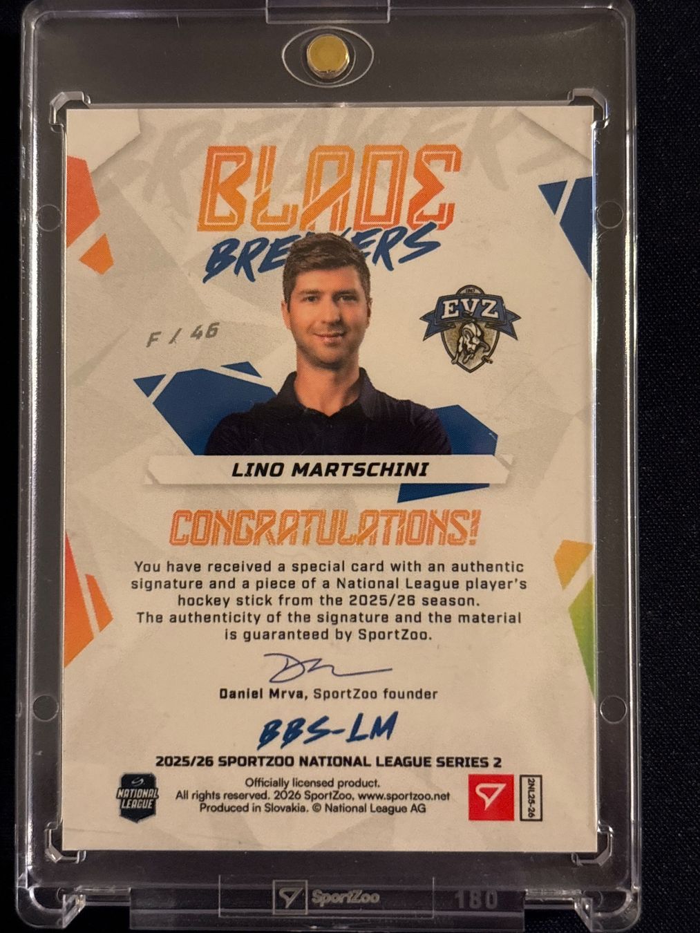 Sportzoo Carte collezionabili: Lino Martschini EVZ Blade Breakers Nr. 02/15 – Nuovo (secondo la descrizione) da Schmitten FR venduto da mic_rys 1