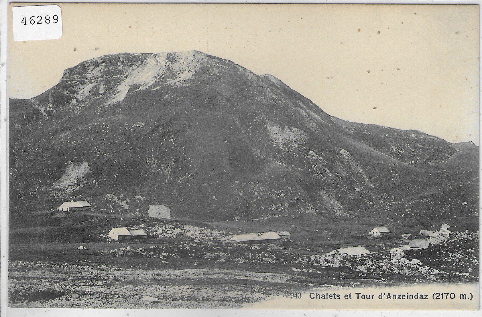 Cartoline postali: Chalets et Tour d'Anzeindaz – Usato da Ettingen venduto da Kartenplanet