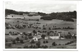 Mühlrüti (SG) Toggenburg - Dorfpartie mit Kirche - um 1940