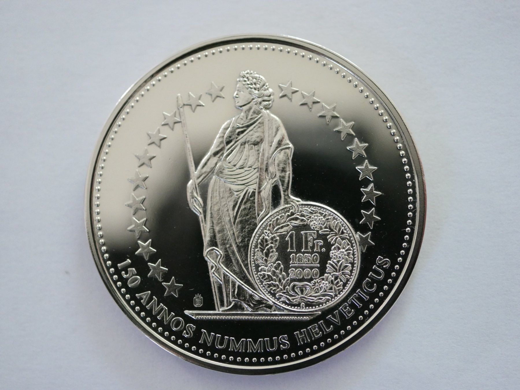 Medaglie: 150 Jahre Schweizer Franken ***TOP*** – Nuovo e nell'imballaggio originale da Kreuzlingen venduto da Samson01 1