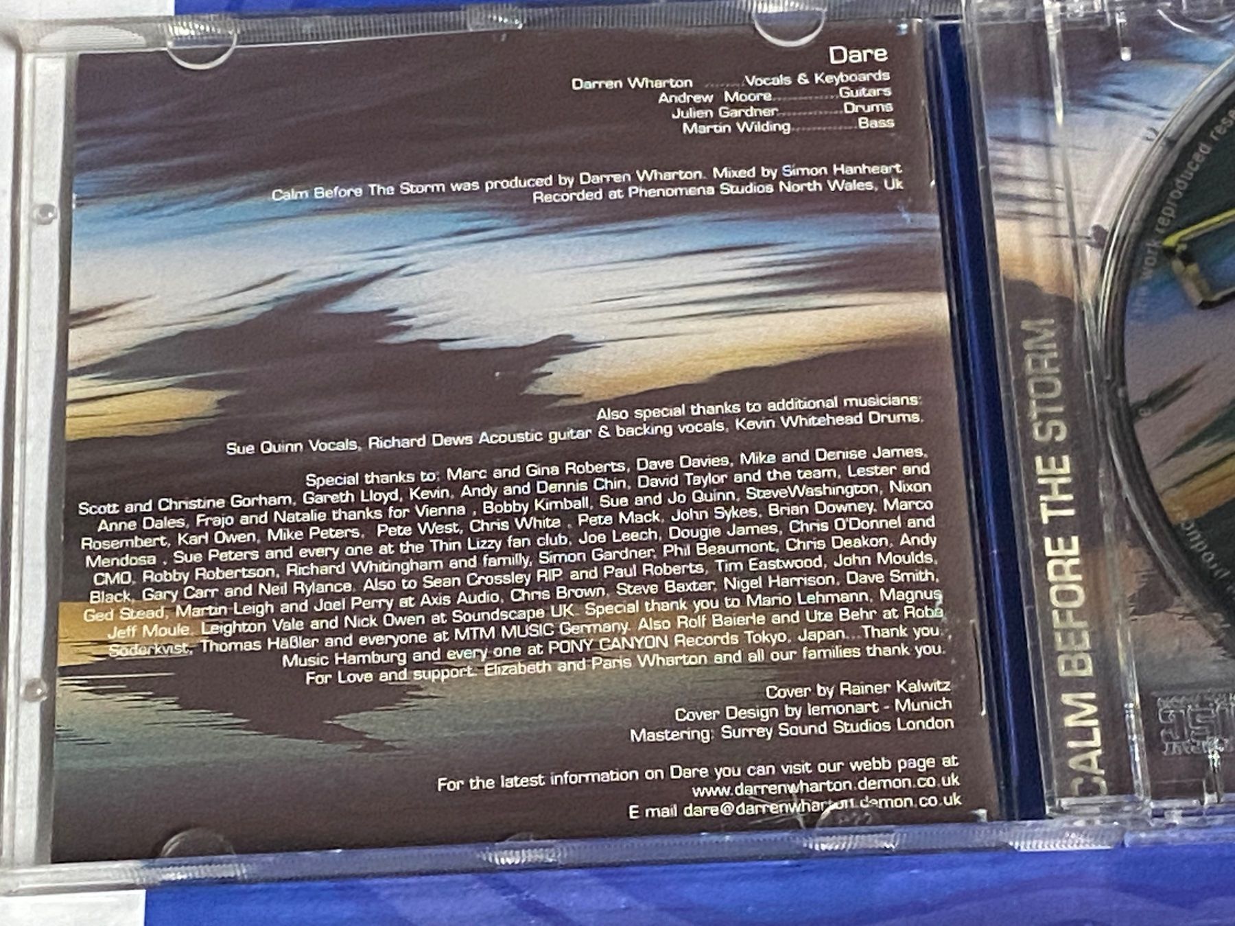 CD: Dare – Calm Before The Storm – Usato da Muri b. Bern venduto da AdidasCollector 3
