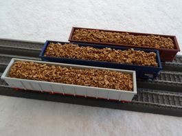 H0 3er-Set-Ladegut passend zu Eanos-Wagen Märklin/Roco