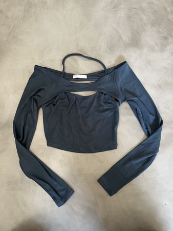 Pull&Bear Crop Top Manches Longues - Taille M