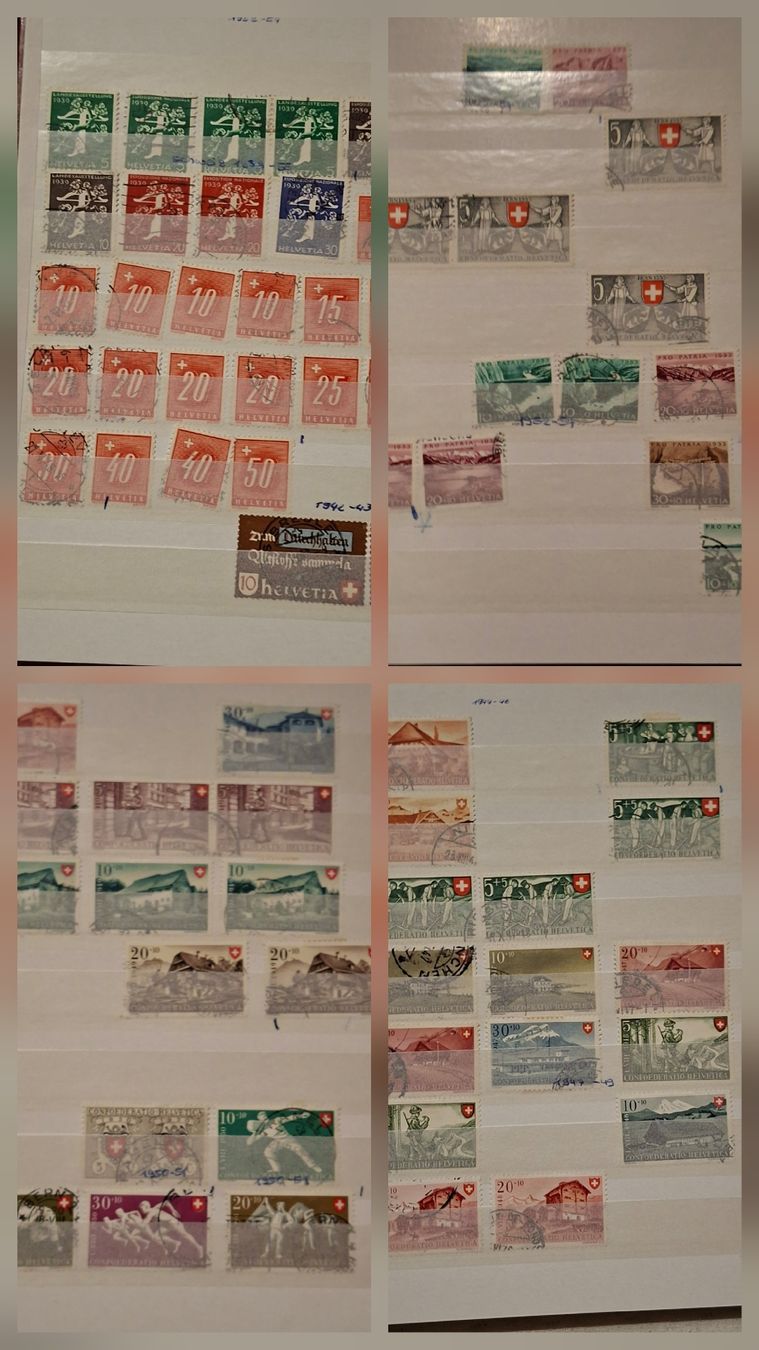 Tutti i francobolli: Briefmarken Pro Patria / Juventute / Werbemarken divers – Usato da Balgach venduto da SIMEON27 1