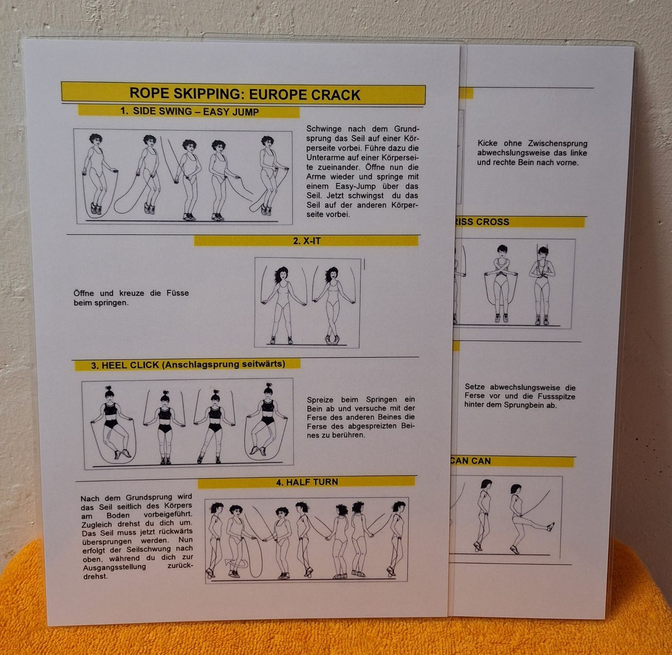 Corde per saltare: 18 ROPE SKIPPING Lernkarten-Set – Usato da Muri AG venduto da Edlerweiss 5
