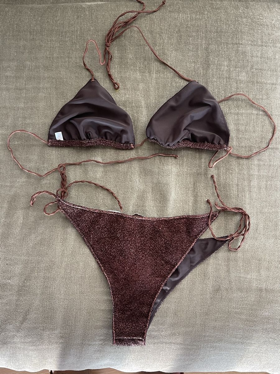 Costumi da bagno & Bikini: Oseree Bikini M braun glitzer – Usato da Ottenbach venduto da Suni_82 3