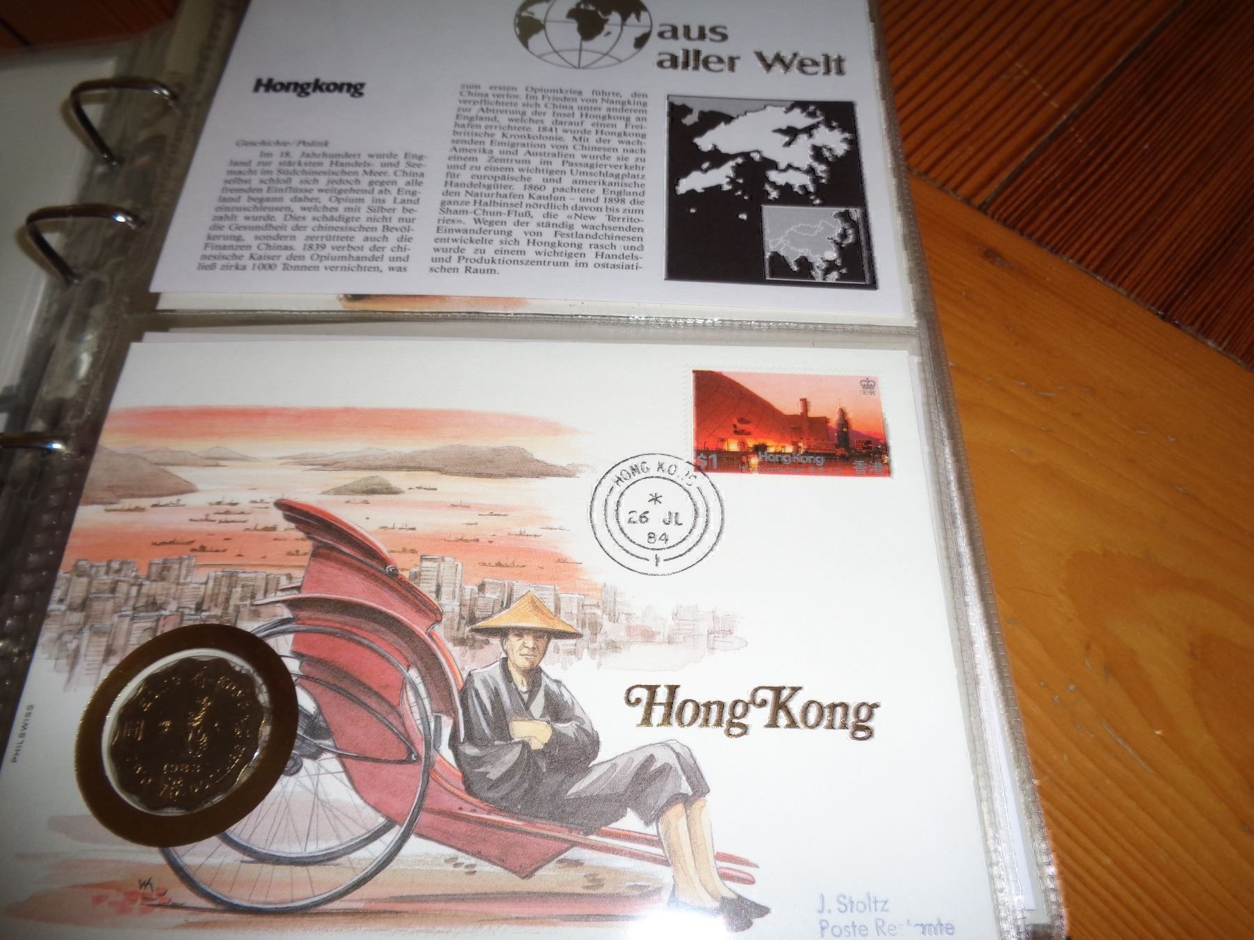 Tutti le monete: Münzbrief Hongkong – Usato da Olten venduto da Disc-Verkauf