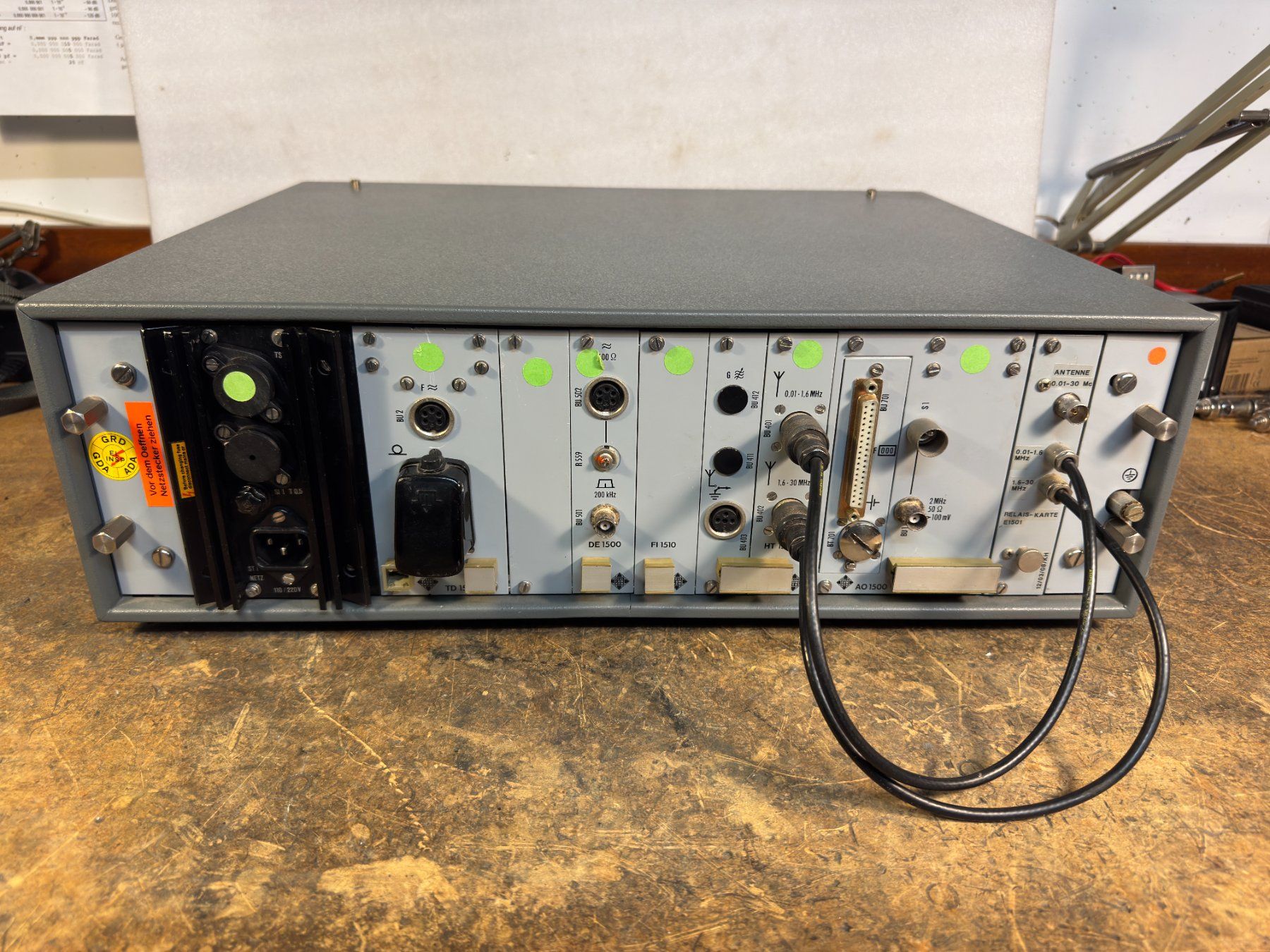 Funktechnik: Telefunken E-1501. LW - KW Empfänger – Gebraucht aus Ins von funkflieger 2