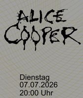 2 Alice Cooper Tickets am 7.7.2026