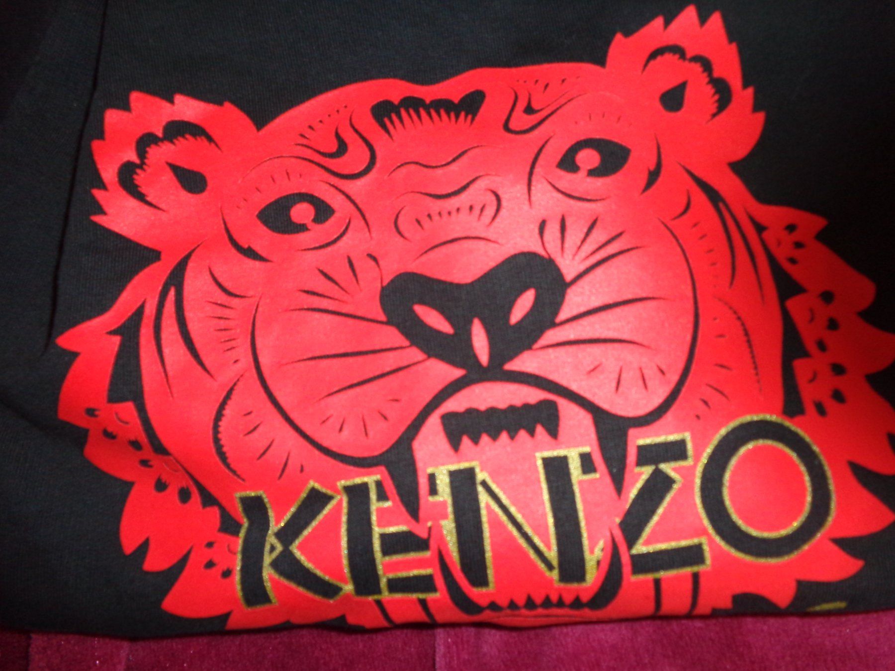 Kenzo Maglioni & Felpe: Kenzo Paris Tiger rot – Usato da Liestal venduto da Gecko16 1