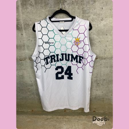 Ensemble maillot basket blanc - taille M