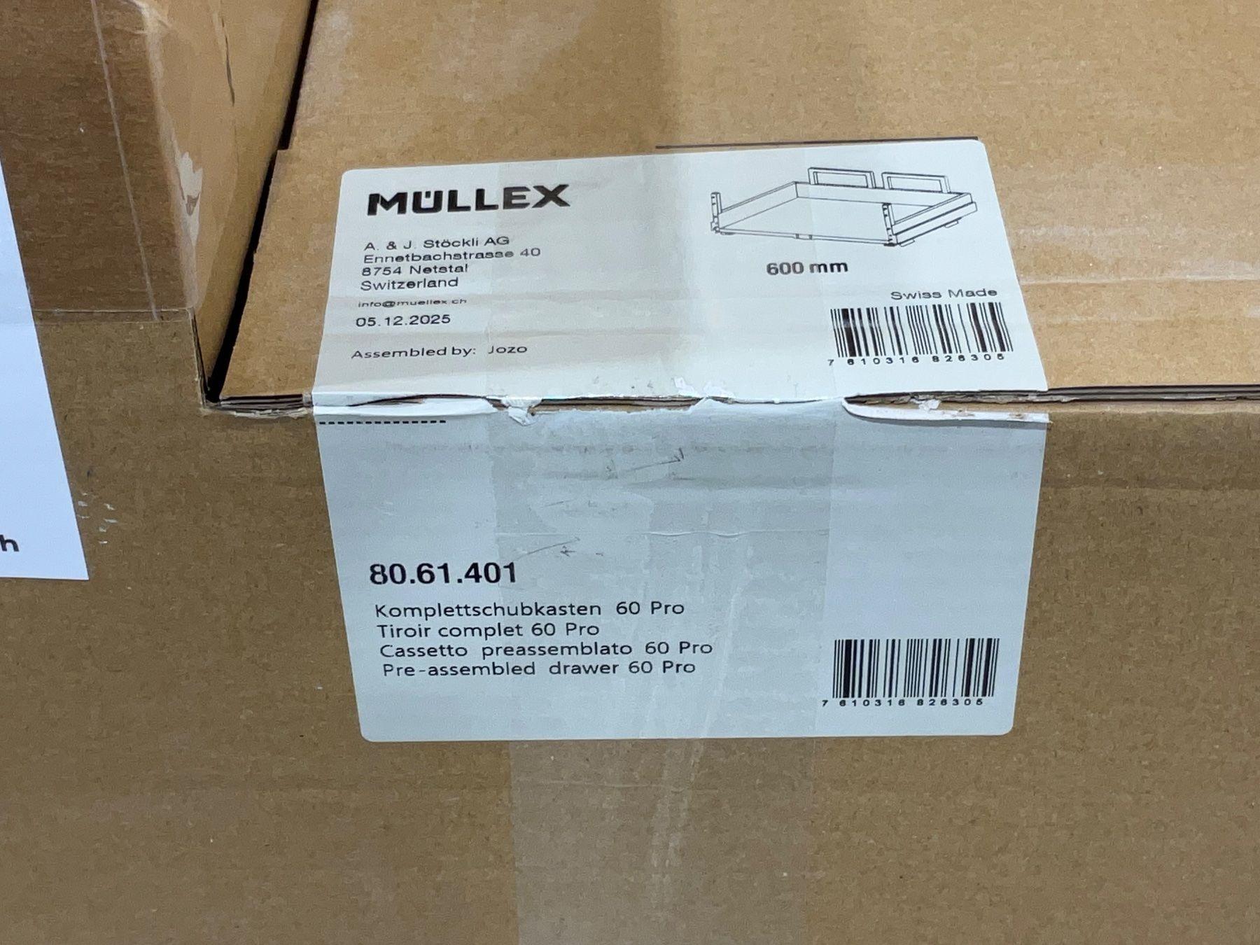 Müllex Abfalleimer: 077 Müllex Abfallsystem Komplettschubkasten 60 Pro – Neu und originalverpackt aus Derendingen von Meisterstuecke 4