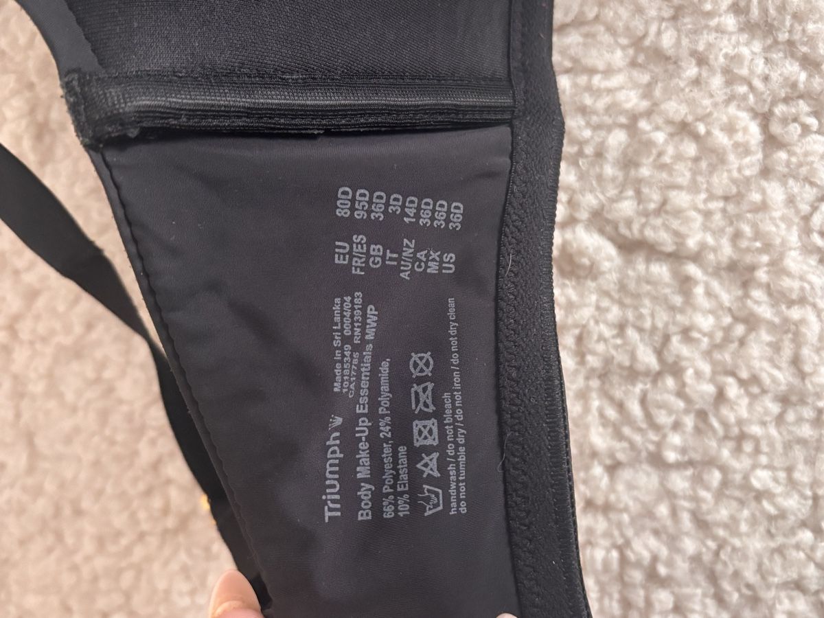 Triumph Altra biancheria intima: 2 Triumph BHs Grösse 80D schwarz – Nuovo (secondo la descrizione) da Frauenfeld venduto da myl_msh9 7
