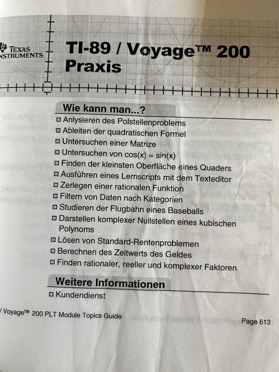 Texas Instruments Calcolatrici tascabili: Texas Instruments TI-200 Voyage Set – Usato da Rothenfluh venduto da Hellracer1916 1