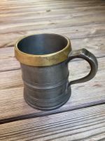 antiker Bierbecher, Zinnbecher HALF PINT W.R.LOFTUS LONDON
