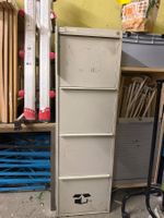 Aktenschrank Metall grau 4 Schubladen gebraucht