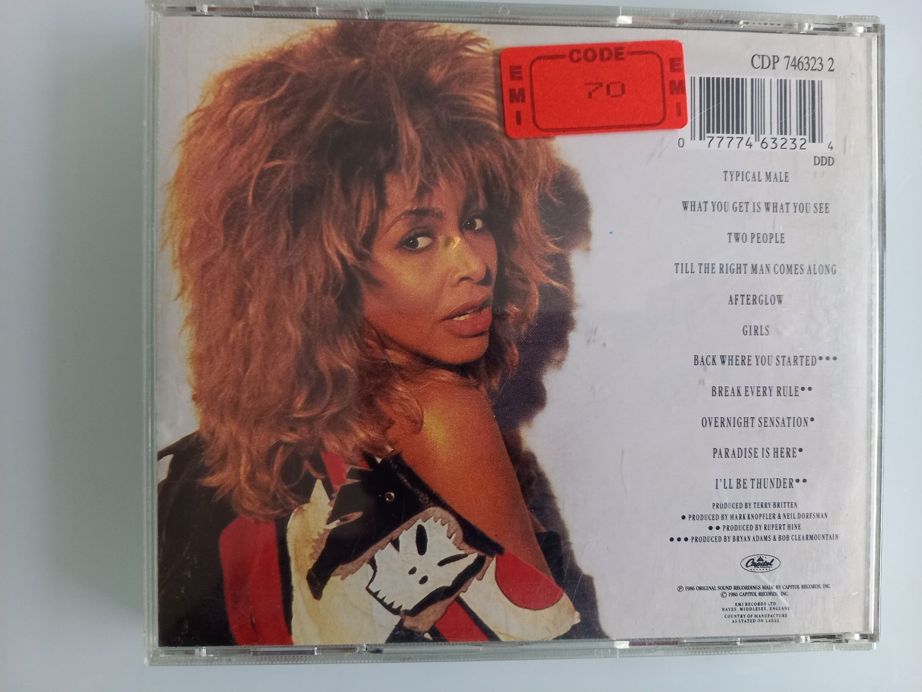 CD: CD Tina Turner - Break Every Rule – Usato da Unterengstringen venduto da saraman 1
