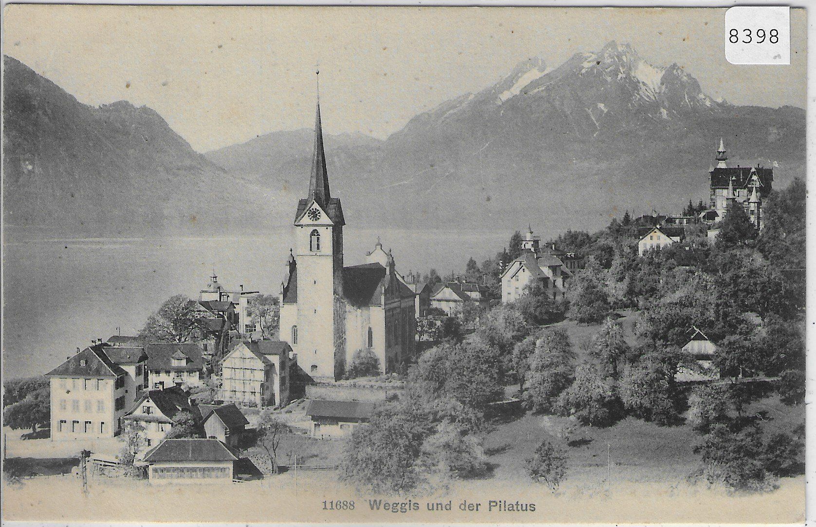 Cartes postales: Weggis und der Pilatus – D'occasion à Ettingen par Kartenplanet