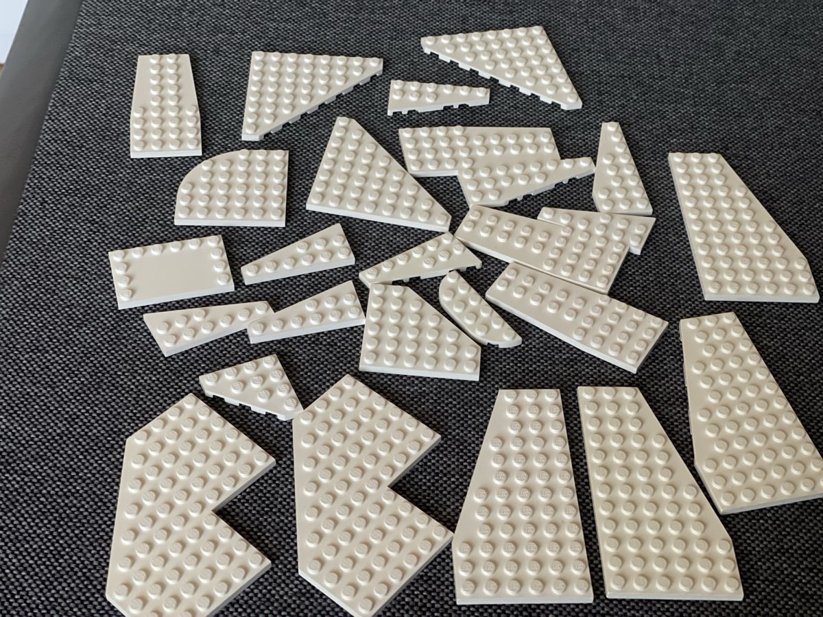 Lego Giocattoli: Lego - diverse weisse Platte  – Usato da Gelterkinden venduto da cobra0110