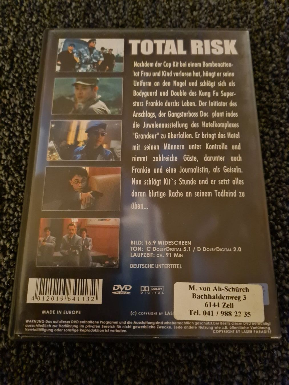 Tutti i DVDs: TOTAL RISK (7560) – Usato da Ruswil venduto da jan_bxl5 1